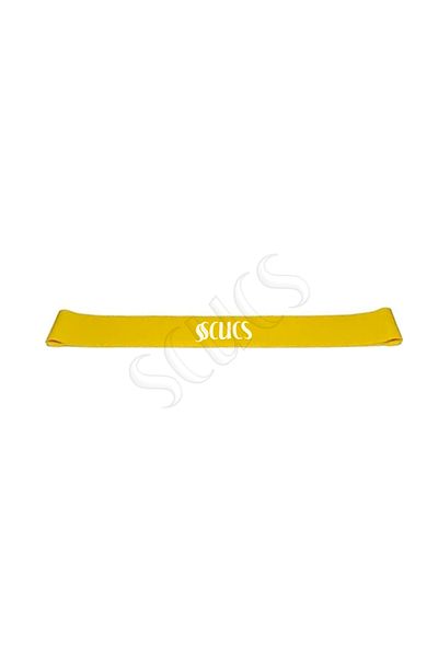 SCUCS Aerobic Latex Band 5 cm Yellow Color Lightweight Set of 6