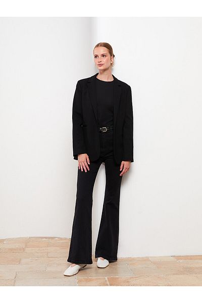 Geppetto Isabella Zero Max Modest Black High Waist Flare Women's Jean Pants (New Season)