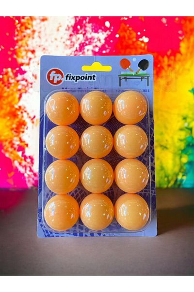 Happyland 12 كرة بينج بونج برتقالية اللون - طقم طاولة وتنس