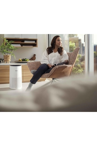 Philips Akıllı Filtre Göstergeli Ultra Sessiz Hava Temizleme Cihazı Beyaz