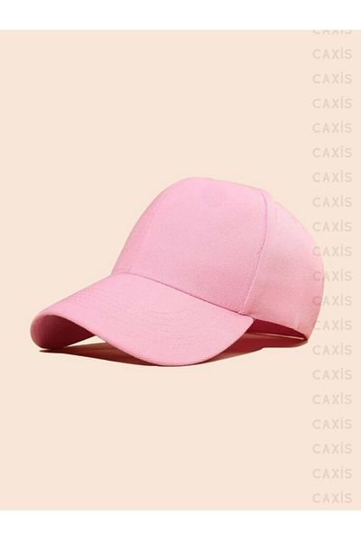 caxis Powder Pink Sports Hat Unisex Adjustable with Back Velcro