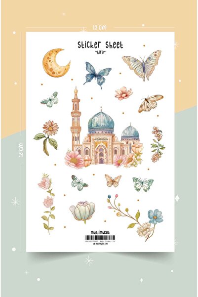 MuslimWalk Hira – İslami Temalı – Sticker Seti #135