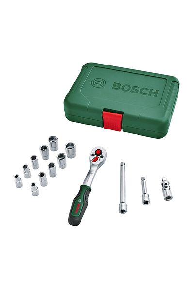 Bosch 14 Piece Socket Set - Home and Garden