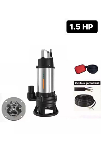 Taifu 1.5 Hp 220v Çelik Bıçaklı Öğütücülü Parçalayıcılı Foseptik Pis Atık Su ...