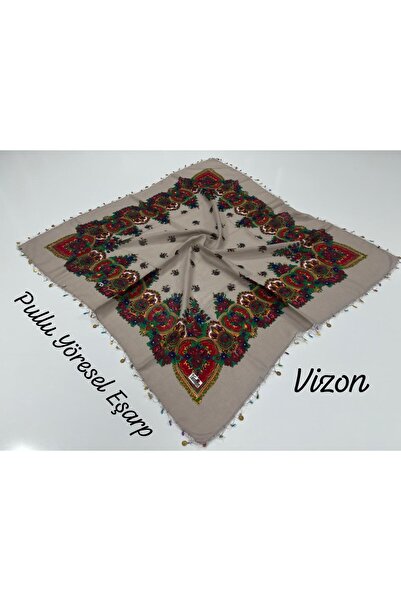 YILDIZ SCARF Yöresel Çeyrekli Boncuklu Mardin Hemavi Eşarp