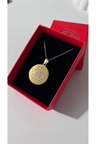Alışveriş Bekçisi Sri yantra şifa kolyesi