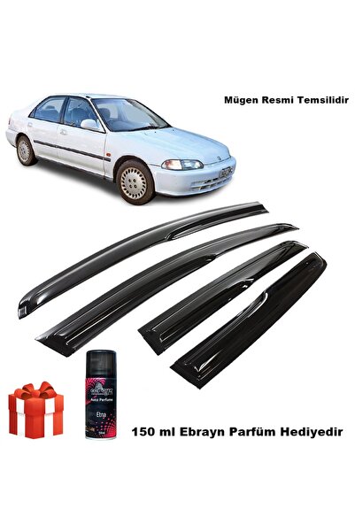 caraks Honda Civic Mügen Cam Rüzgarlığı 1992 - 1995 Arası 4 Lü Takım +500ml L...