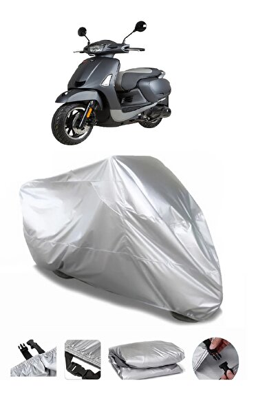 Breen Kymco Like S 50 علامة تجارية مقاومة للماء باللون الرمادي