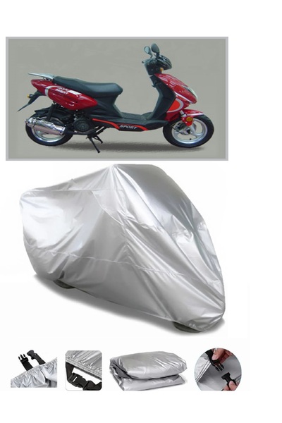 Breen علامة تجارية رامزي RMZ 100-7 رمادية مقاومة للماء للدراجة النارية بريميوم