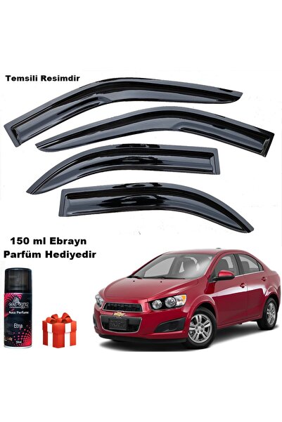 caraks Chevrolet Aveo Mügen Cam Rüzgarlığı Sedan 2012-2020 Arası 4 Lü Takım K...