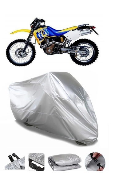 Breen Husqvarna TE 610 رمادي مقاوم للماء للدراجات النارية بريميوم