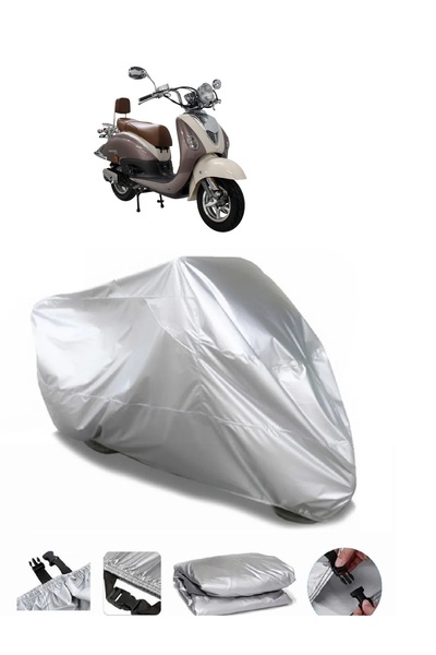 Breen ماركة مونديال 125 ZN رمادية مقاومة للماء للدراجات النارية