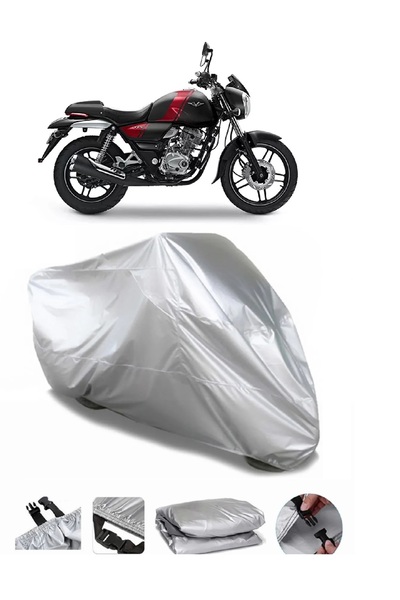 Breen ماركة باجاج V 15 رمادية مقاومة للماء للدراجات النارية