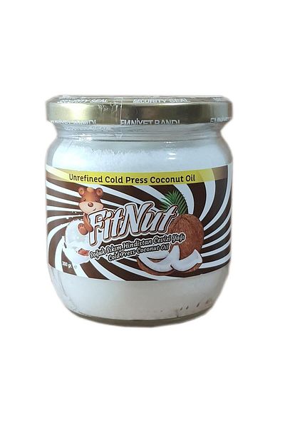 FitNut Coconut Oil 300 G 4 Pieces Cold Pressed