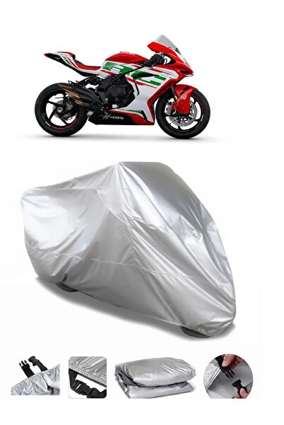 Breen Mv Agusta F3 800 Rc Gray Waterproof Motorcycle Tarpaulin Rear Bag Is No...