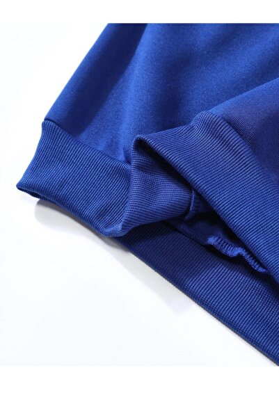 Mad&Calf Унісекс велосипедний комір Love з принтом Oversize вільний крій полярний світшот