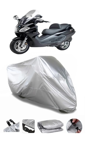 Breen بياجيو X9 200 رمادي مقاوم للماء للدراجة النارية بريميوم