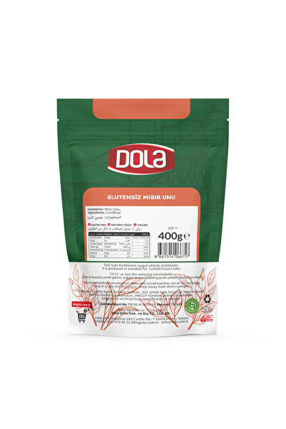 Dola Glutensiz Mısır Unu 400 gr