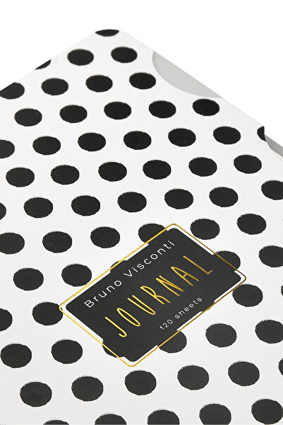 Bruno Visconti Caiet cu spirală A5 cu 4 semne de carte, 30 fac. În dungi, 30 Do. În dungi, 30 Do. Punctat, 30 Do. Drept