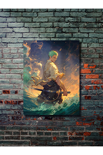 ZNC Zoro - One Piece - Anime & Manga Posterleri, Özel Tasarım Kağıt Poster