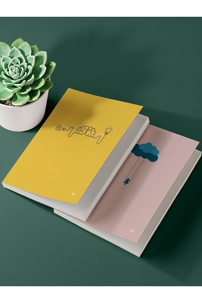 Motivasyon Yayınları Motivation Notebook Yellow+pink