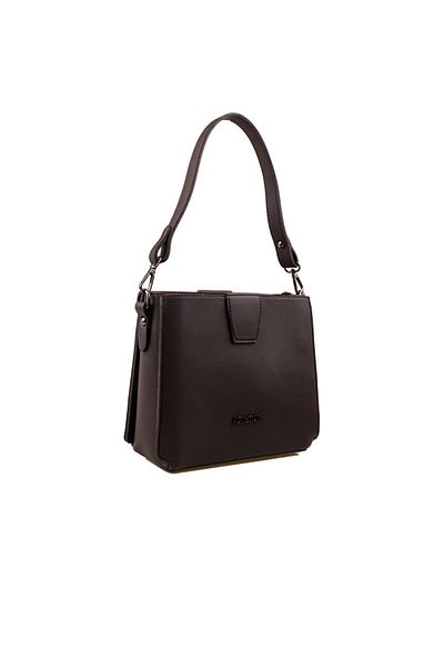 Armine Brown Square Small Size Women's Handbag