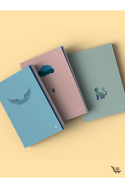 Motivasyon Yayınları Motivation Notebook Blue+pink+green