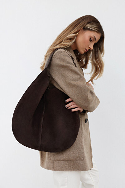 OzBeauty Dámská taška z umělého semiše s detailem šití