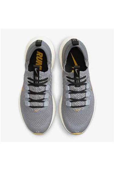 Nike Wmns React Escape Run Flyknit 'Cool Gray Metallic Gold Coin' UNISEX