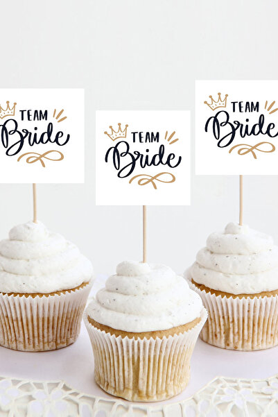 Artcrelier Bekarlığa Veda Partisi Temalı 10 adet Kürdan Bride To Be İkramlık ...