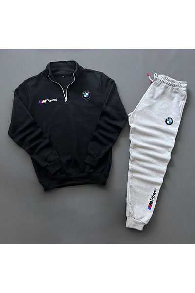 viperkombin M Power Half Zipper Sweat and Sweatpants 2-Piece Combination
