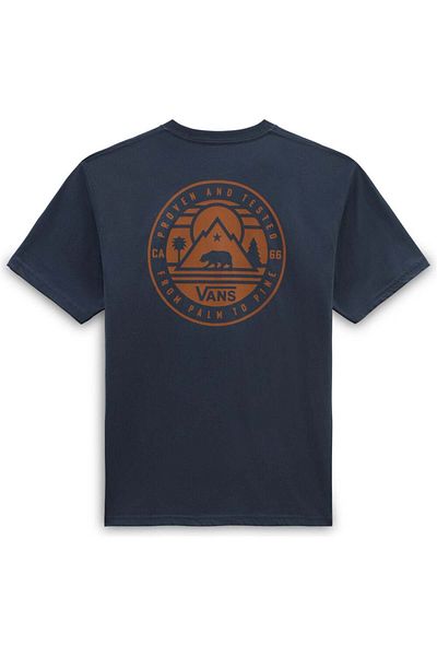 Vans Palm To Pine Tee-b Men's Blue T-shirt Vn000fjzınd1