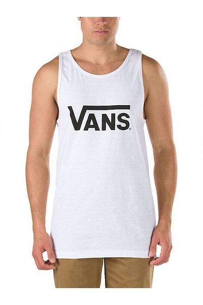 Vans Ανδρικό λευκό μπλουζάκι Classic Vans Tank-b Vn00055vwht1