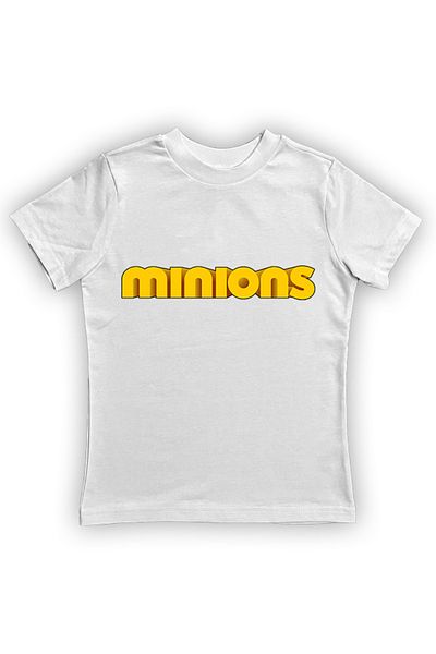 Minions Καλοκαιρινό Παιδικό T-Shirt - Βαμβακερό χτενισμένο με στάμπα