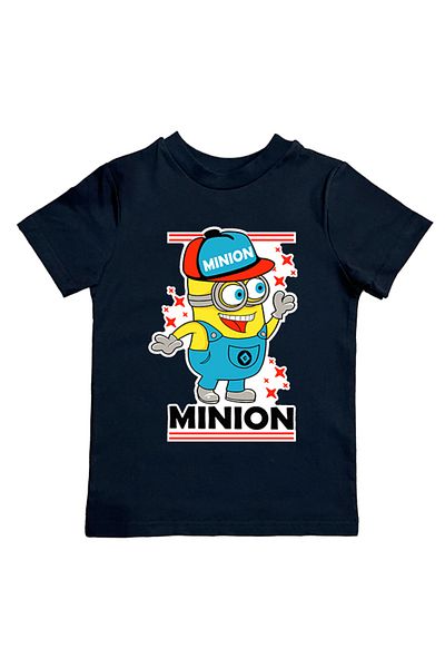 Minions Children's Summer T-Shirt - Printed, Cotton Combed