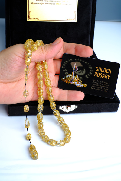 TESBİHEFENDİ Cutie premium de mărgele de rugăciune cadou certificate cu parti...