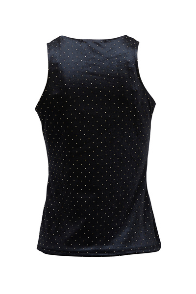 Sister's Point Czarna/złota bluzka dla kobiet/dziewcząt