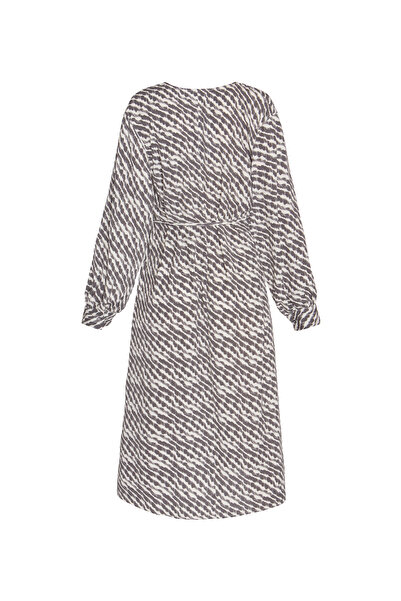 Sister's Point Sukienka-damska/dziewczęca-szara grafika