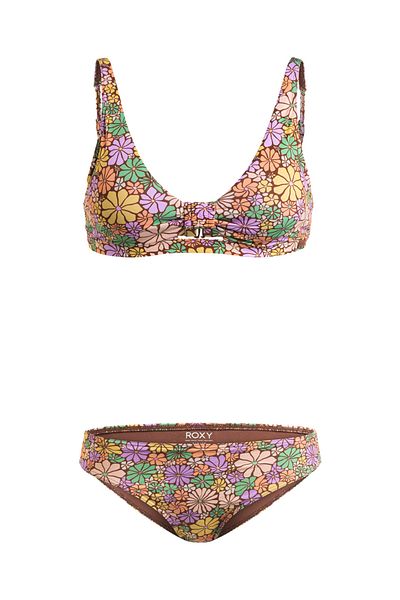 Roxy Unteres-Oberes Set ERJX203546-CQR7 ROOT BEER ALL ABOUT LINKS MINI
