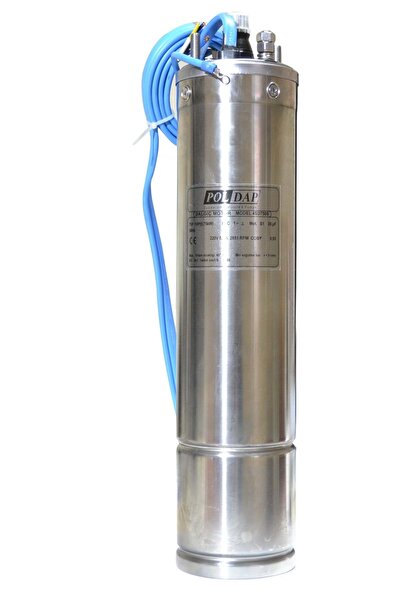 Poldap 4" Ithal Yağ Soğutmalı 1hp Trifaze Tek Dalgıç Motorları