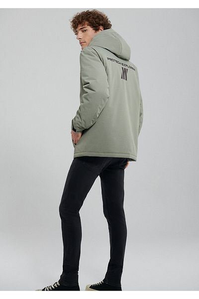 Mavi Hooded Green Jacket Loose Fit / Loose Relaxed Fit0110347-71484