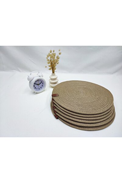 BEVEZ HOME Decorative Snail Jute Woven Plate Placemat