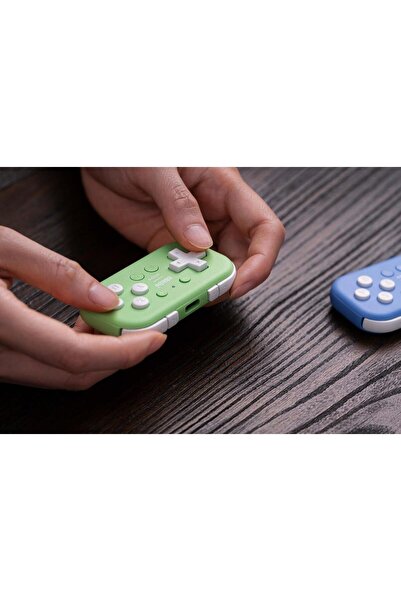 8Bitdo Micro Bluetooth Oyun Kolu Nintendo Switch, PC, Mac Os, Android Yeşil
