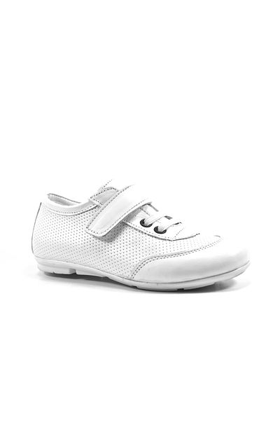Onlo 1146 Pantofi ortopedici pentru fete cu velcro din piele naturală roz și alb