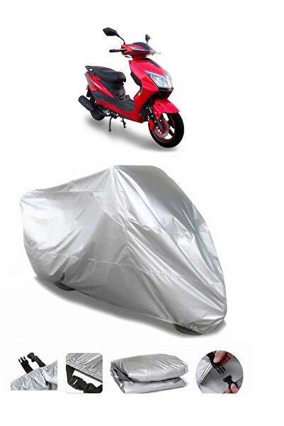 AUTOLION Motolux Nirvana Pro Compatible Gray Motorcycle Tarpaulin Premium Qua...