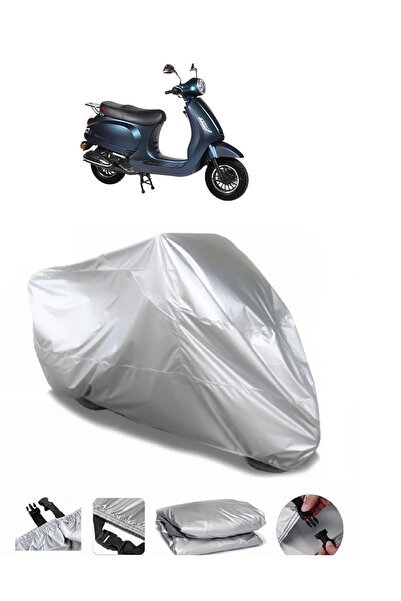 AUTOLION RMG Moto Gusto Verona 50 Compatible Gray Motorcycle Tarpaulin Premiu...