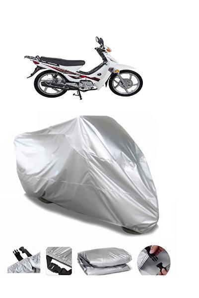 AUTOLION RMG Moto Gusto Monza 100 Compatible Gray Motorcycle Tarpaulin Premiu...