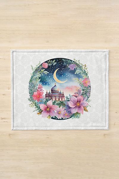 Filamente Ramadan American Serve / Șervețel din țesătură / Șervețel de prezentare / Rezistent la pete - Țesătură Micropetek lavabilă