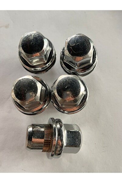 OEM Range Rover Bijon Somunu Oem Tip Krom 5'li Set  Uyumlu