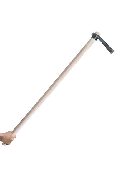 ALETÇANTAM Yalvaç Dövme Çelik Büyük Çapa Bahçe Kazması - 100cm Uzun Kalın Saplı